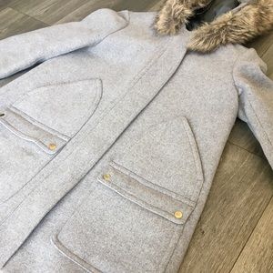 J Crew - Gray Vail Parka sz 10